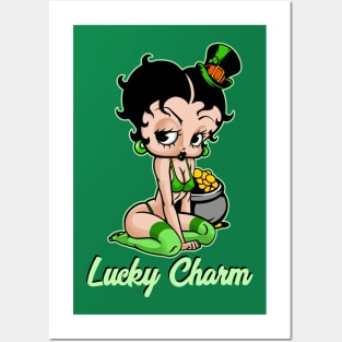 BETTY BOOP - Saint Patrick's day Posters and Art